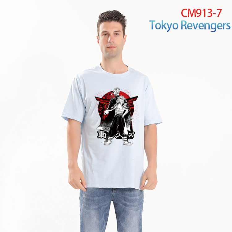 Tokyo Revengers Printed short-sleeved cotton T-shirt from S to 4XL CM-913-7