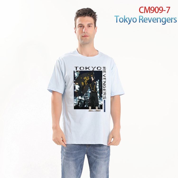 Tokyo Revengers Printed short-sleeved cotton T-shirt from S to 4XL CM-909-7