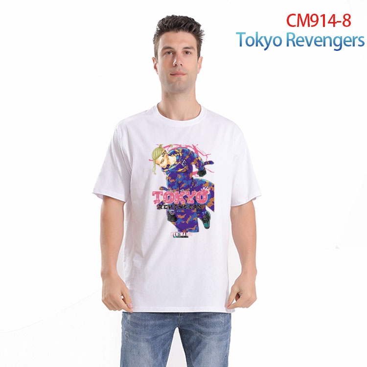 Tokyo Revengers Printed short-sleeved cotton T-shirt from S to 4XL CM-914-8