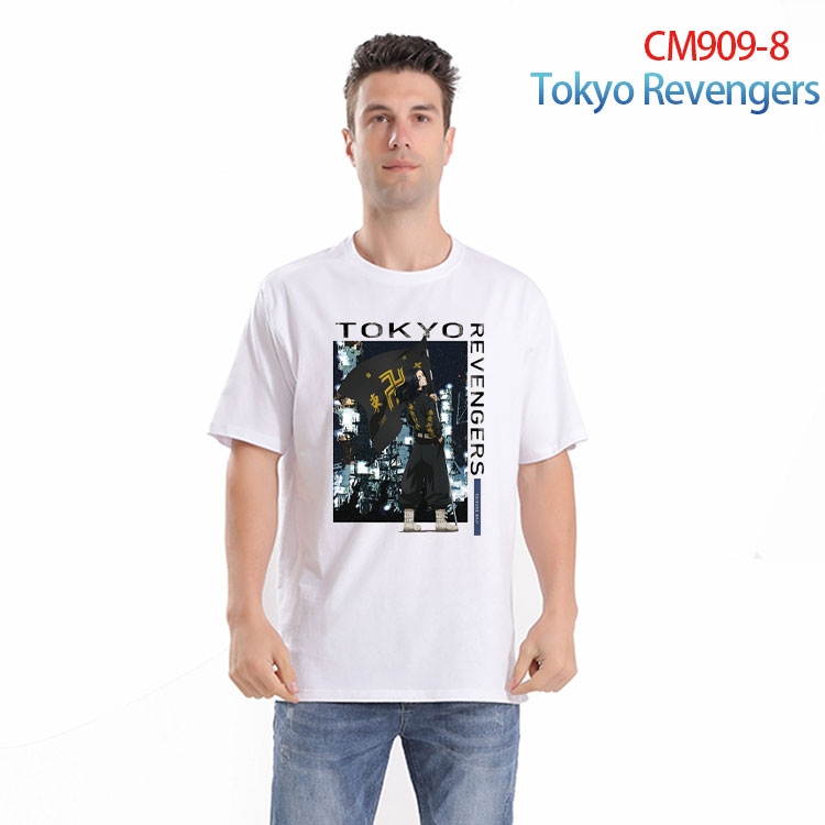 Tokyo Revengers Printed short-sleeved cotton T-shirt from S to 4XL CM-909-8