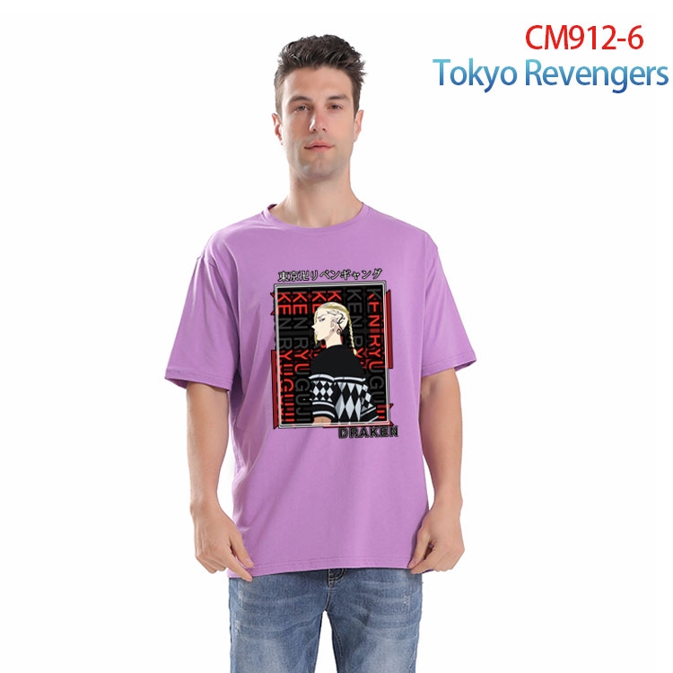 Tokyo Revengers Printed short-sleeved cotton T-shirt from S to 4XL CM-912-6