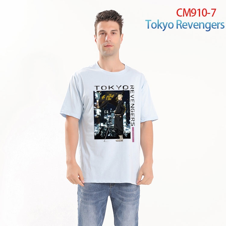 Tokyo Revengers Printed short-sleeved cotton T-shirt from S to 4XL CM-910-7