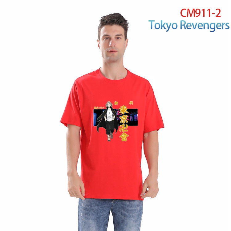 Tokyo Revengers Printed short-sleeved cotton T-shirt from S to 4XL CM-911-2