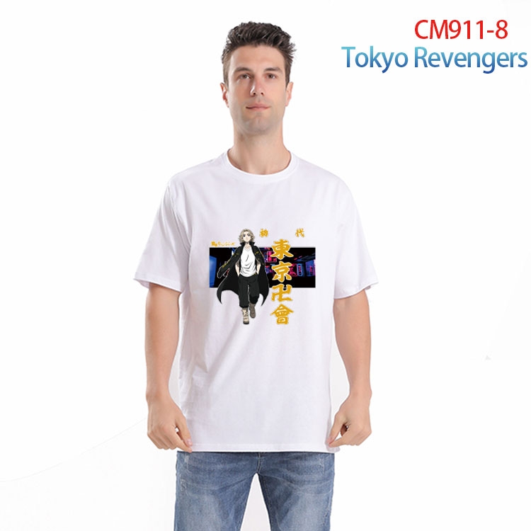 Tokyo Revengers Printed short-sleeved cotton T-shirt from S to 4XL CM-911-8