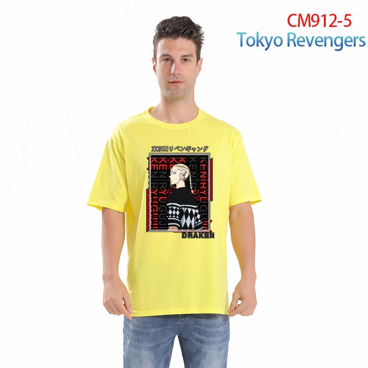 Tokyo Revengers Printed short-sleeved cotton T-shirt from S to 4XL CM-912-5