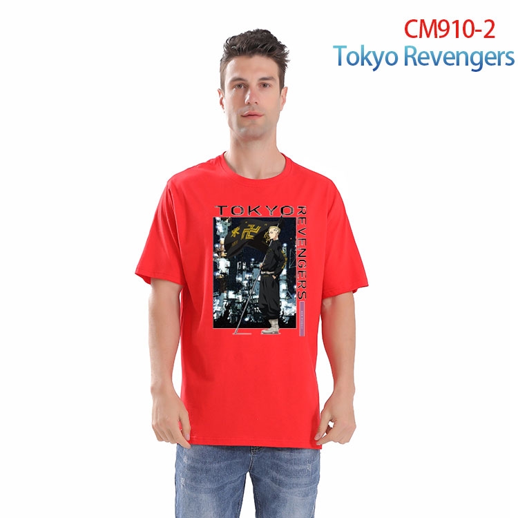 Tokyo Revengers Printed short-sleeved cotton T-shirt from S to 4XL CM-910-2