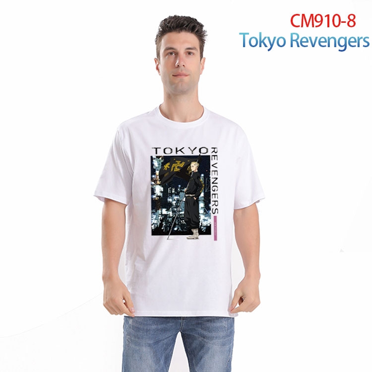 Tokyo Revengers Printed short-sleeved cotton T-shirt from S to 4XL CM-910-8