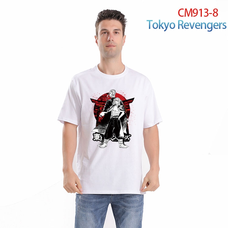 Tokyo Revengers Printed short-sleeved cotton T-shirt from S to 4XL CM-913-8