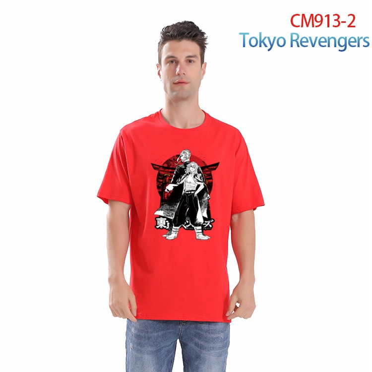 Tokyo Revengers Printed short-sleeved cotton T-shirt from S to 4XL CM-913-2