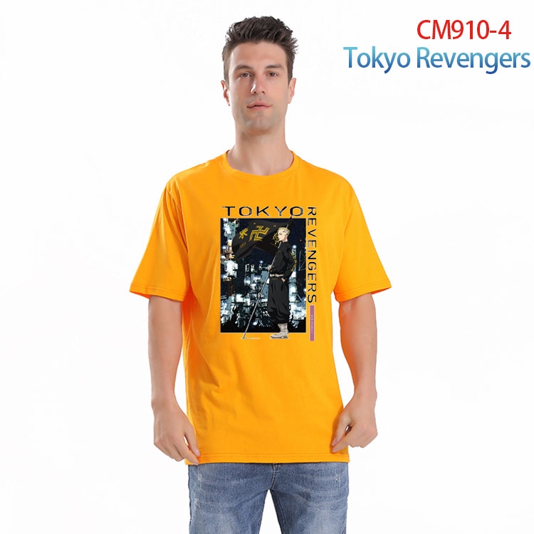 Tokyo Revengers Printed short-sleeved cotton T-shirt from S to 4XL CM-910-4