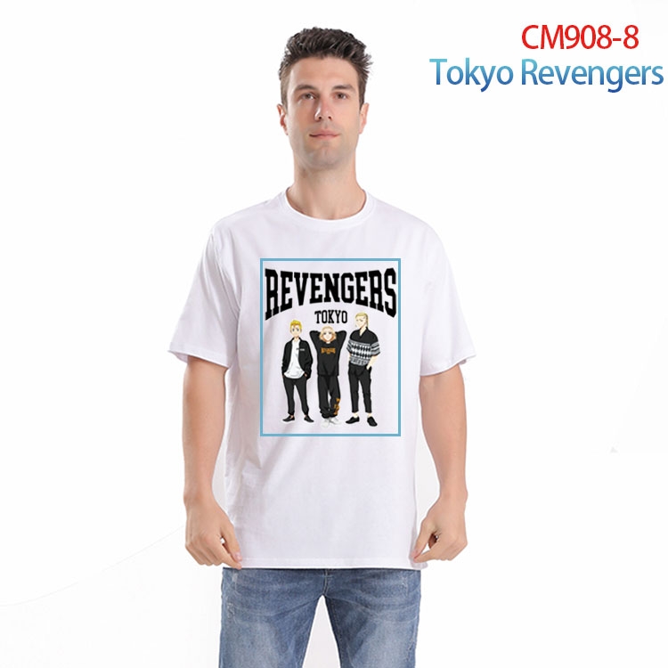 Tokyo Revengers Printed short-sleeved cotton T-shirt from S to 4XL CM-908-8