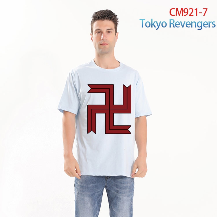 Tokyo Revengers Printed short-sleeved cotton T-shirt from S to 4XL CM-921-7