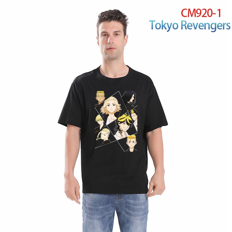 Tokyo Revengers Printed short-sleeved cotton T-shirt from S to 4XL CM-920-1