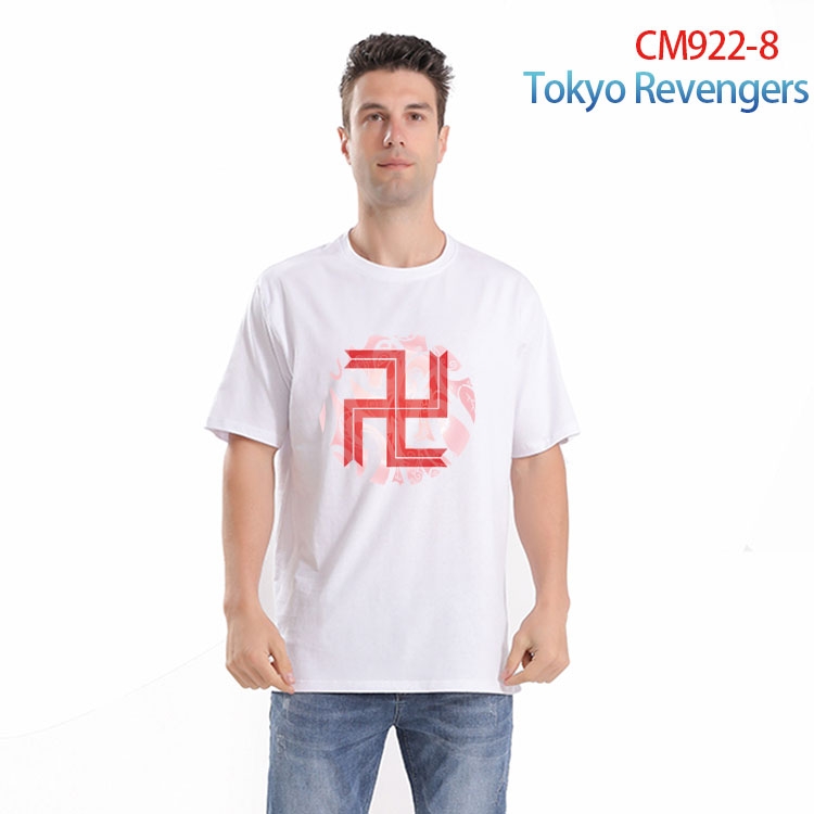 Tokyo Revengers Printed short-sleeved cotton T-shirt from S to 4XL CM-922-8