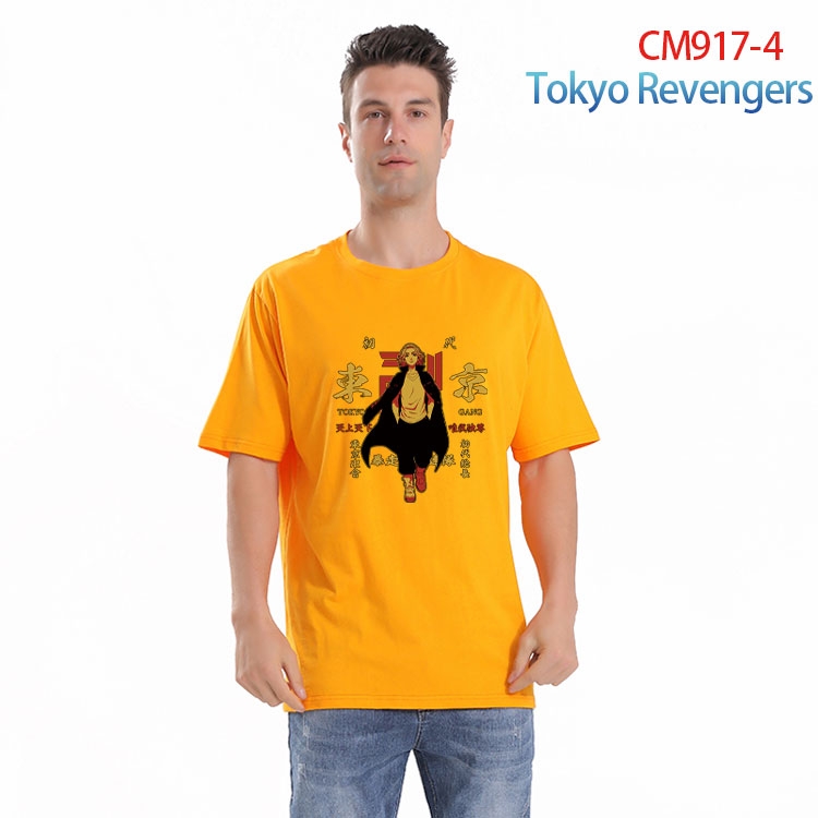 Tokyo Revengers Printed short-sleeved cotton T-shirt from S to 4XL CM-917-4