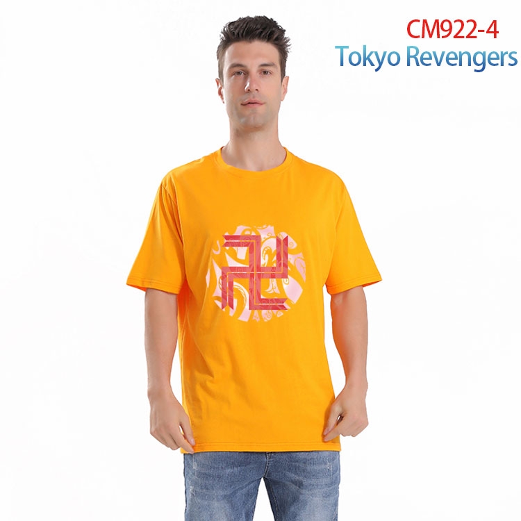 Tokyo Revengers Printed short-sleeved cotton T-shirt from S to 4XL CM-922-4