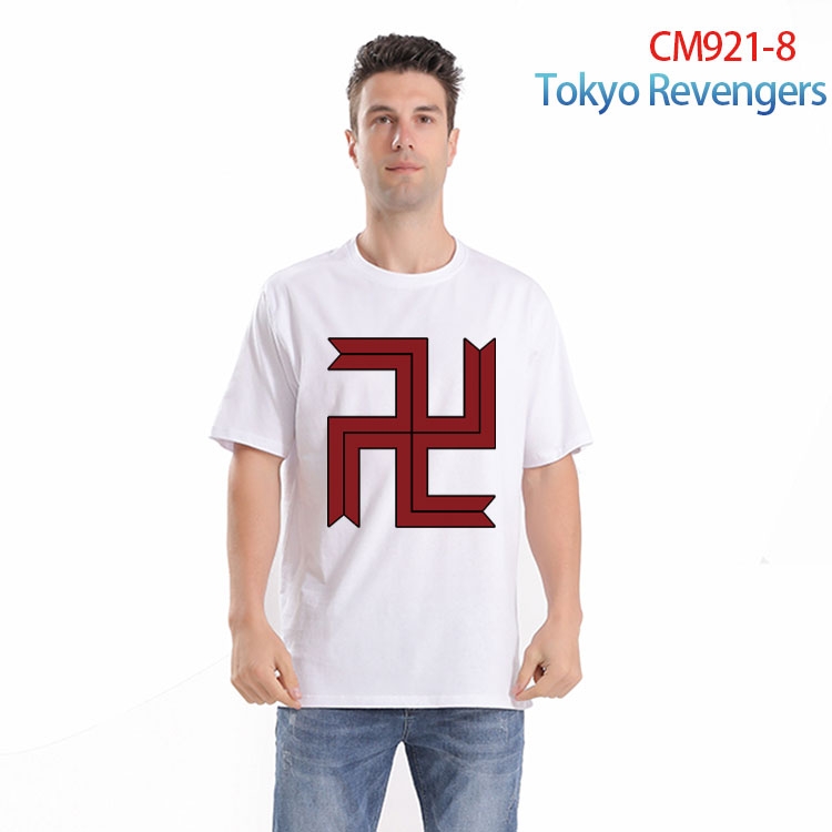 Tokyo Revengers Printed short-sleeved cotton T-shirt from S to 4XL CM-921-8