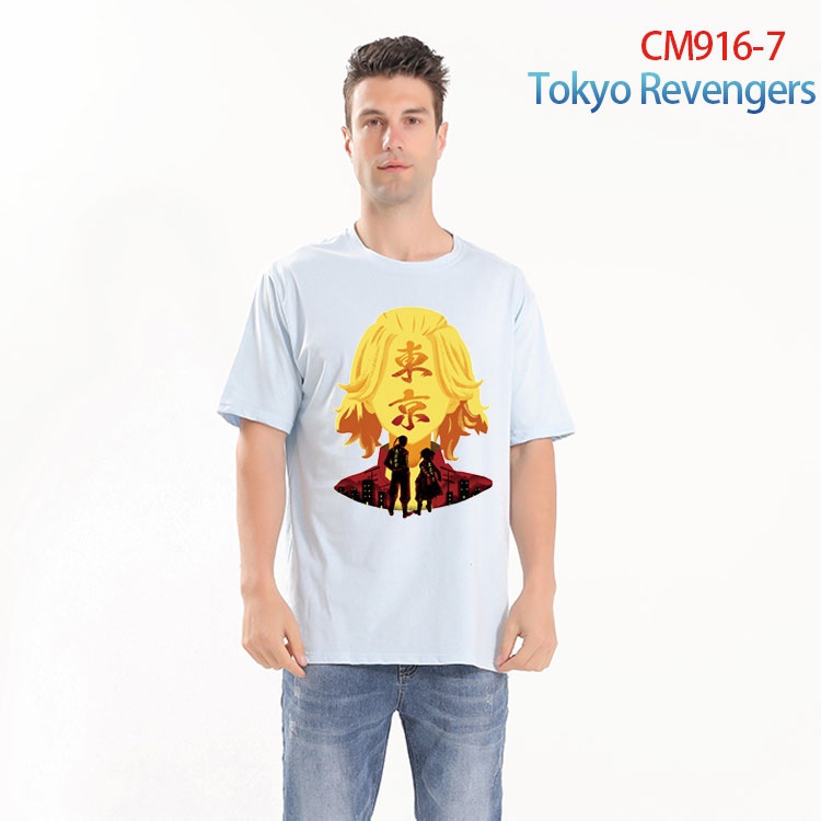 Tokyo Revengers Printed short-sleeved cotton T-shirt from S to 4XL CM-916-7