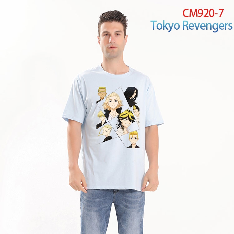 Tokyo Revengers Printed short-sleeved cotton T-shirt from S to 4XL CM-920-7