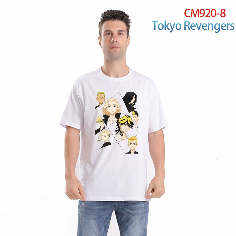 Tokyo Revengers Printed short-sleeved cotton T-shirt from S to 4XL CM-920-8