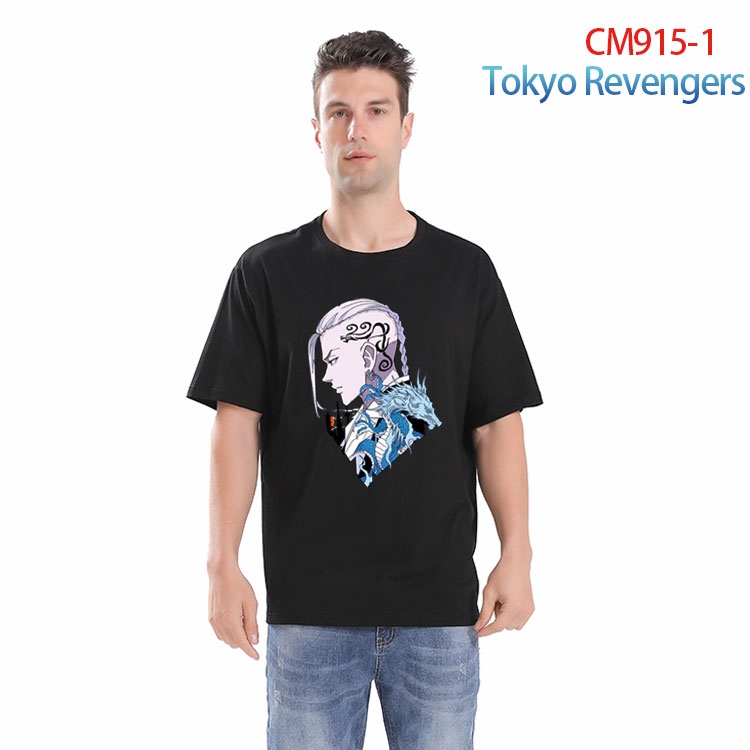 Tokyo Revengers Printed short-sleeved cotton T-shirt from S to 4XL CM-915-1