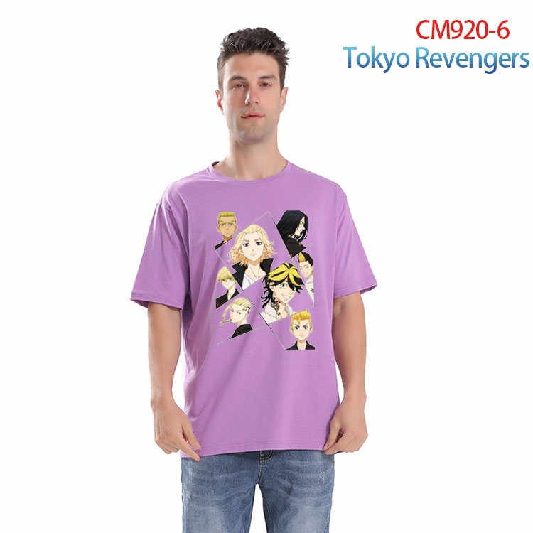 Tokyo Revengers Printed short-sleeved cotton T-shirt from S to 4XL CM-920-6