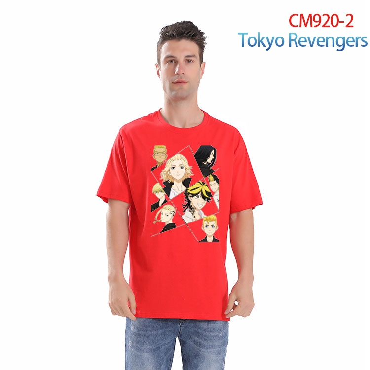 Tokyo Revengers Printed short-sleeved cotton T-shirt from S to 4XL CM-920-2