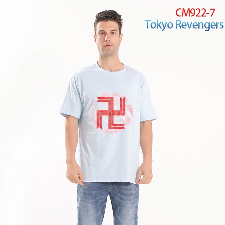 Tokyo Revengers Printed short-sleeved cotton T-shirt from S to 4XL CM-922-7