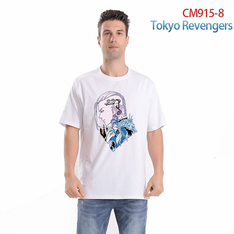 Tokyo Revengers Printed short-sleeved cotton T-shirt from S to 4XL CM-915-8