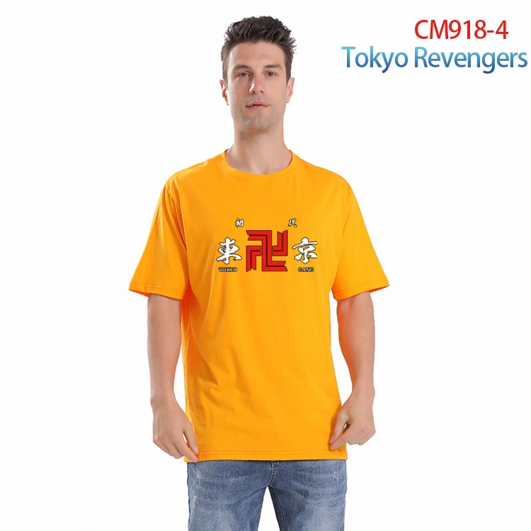 Tokyo Revengers Printed short-sleeved cotton T-shirt from S to 4XL CM-918-4