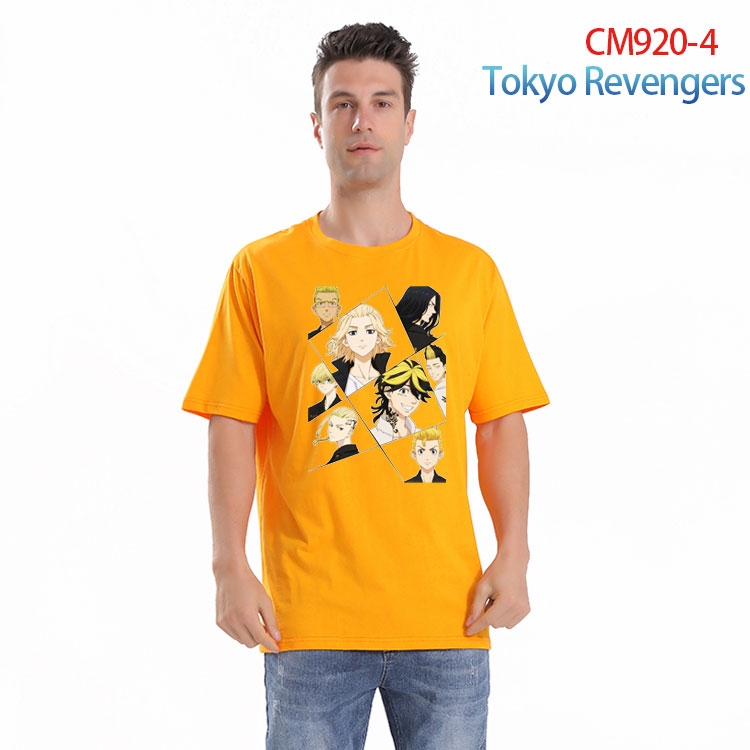 Tokyo Revengers Printed short-sleeved cotton T-shirt from S to 4XL CM-920-4