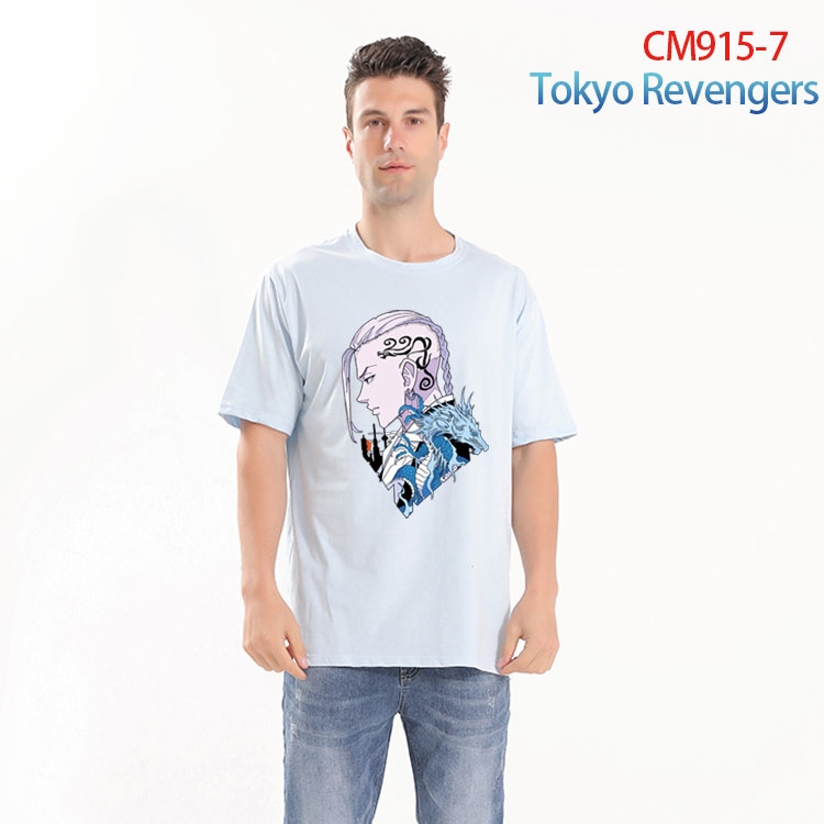 Tokyo Revengers Printed short-sleeved cotton T-shirt from S to 4XL CM-915-7