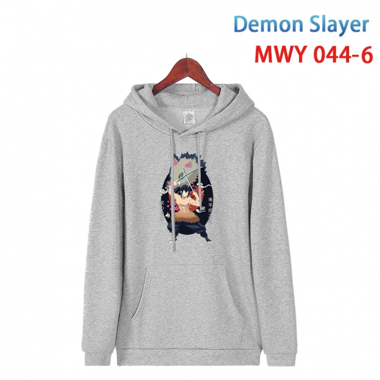 Demon Slayer Kimets Cotton Hooded Patch Pocket Sweatshirt   from S to 4XL MWY 044 6