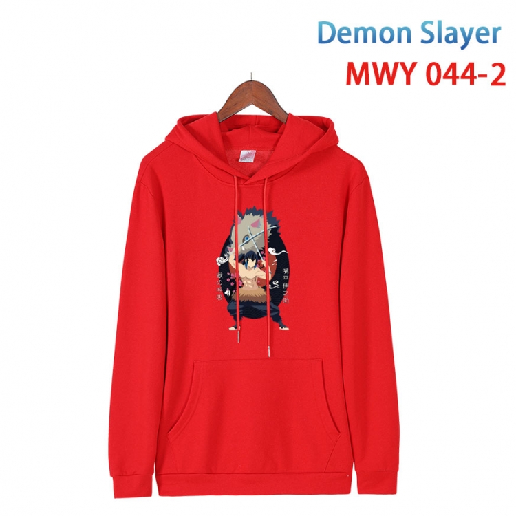 Demon Slayer Kimets Cotton Hooded Patch Pocket Sweatshirt   from S to 4XL  MWY 044 2
