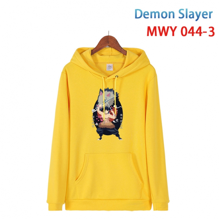 Demon Slayer Kimets Cotton Hooded Patch Pocket Sweatshirt   from S to 4XL  MWY 044 3