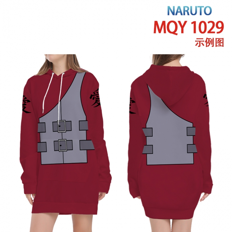 Naruto Full color printed hooded long sweater from XS to 4XL  MQY-1029