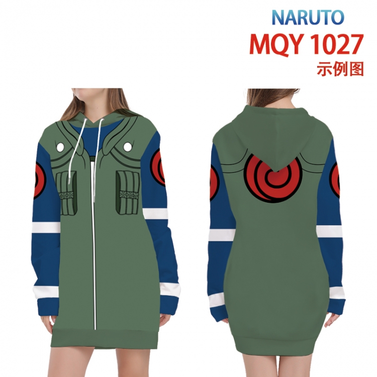 Naruto Full color printed hooded long sweater from XS to 4XL MQY-1027