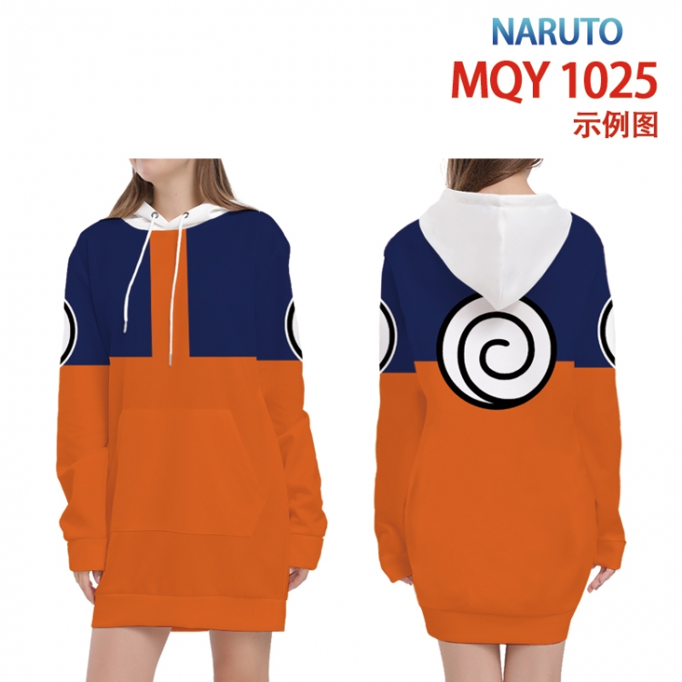 Naruto Full color printed hooded long sweater from XS to 4XL MQY-1025