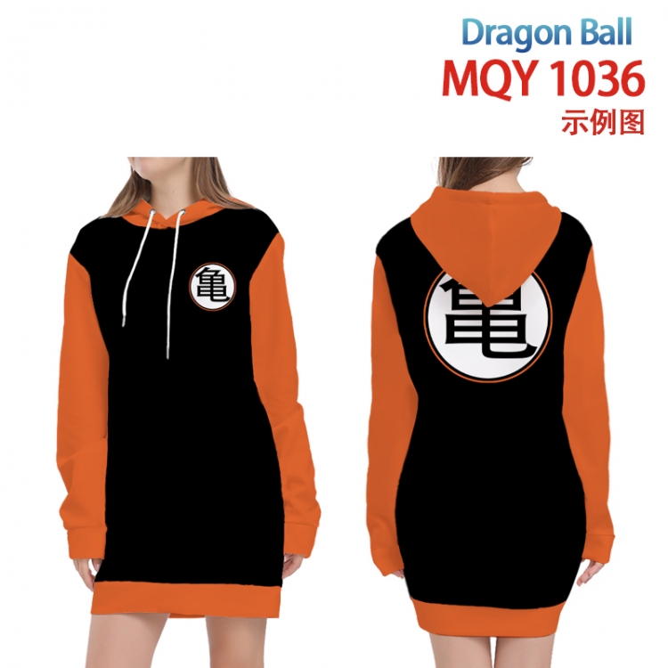 DRAGON BALL Full color printed hooded long sweater from XS to 4XL MQY-1036