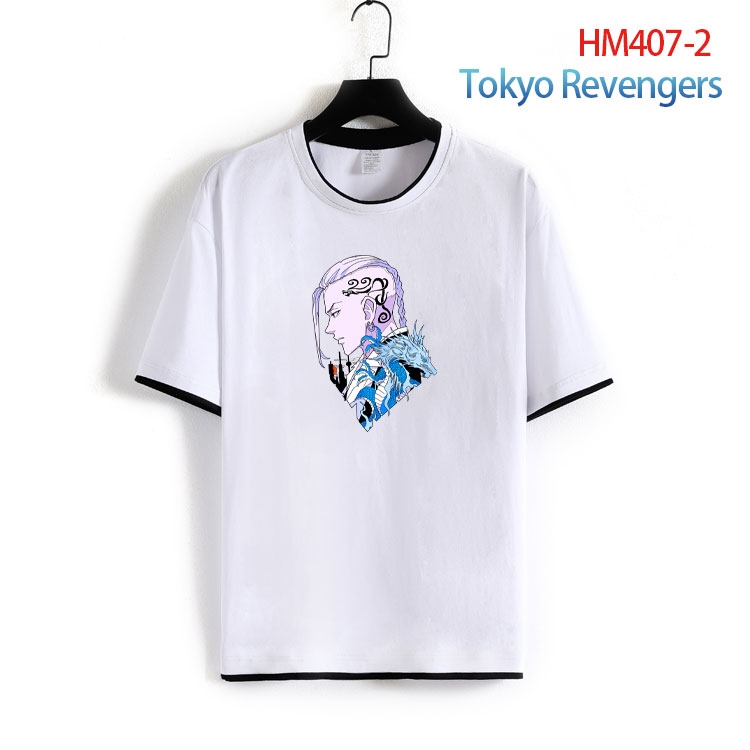 Tokyo Revengers  Cotton round neck short sleeve T-shirt from S to 4XL HM 407 2