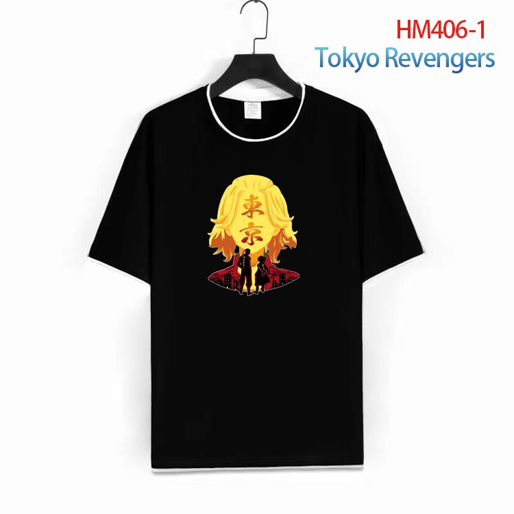 Tokyo Revengers  Cotton round neck short sleeve T-shirt from S to 4XL HM 406 1