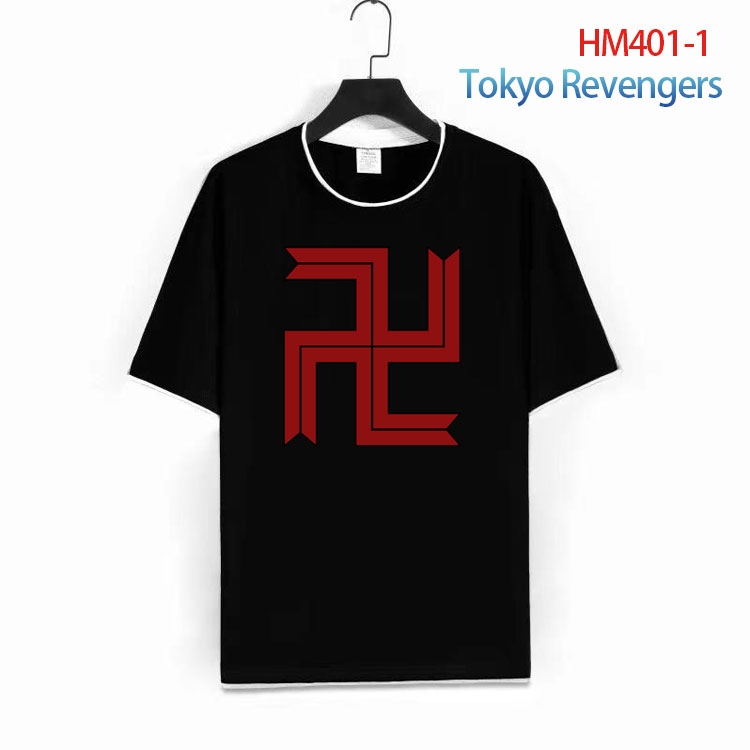 Tokyo Revengers  Cotton round neck short sleeve T-shirt from S to 4XL HM 401 1