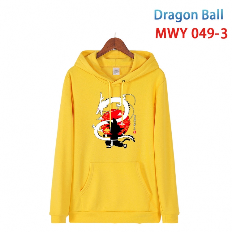 DRAGON BALL Cotton Hooded Patch Pocket Sweatshirt   from S to 4XL MWY 049 3