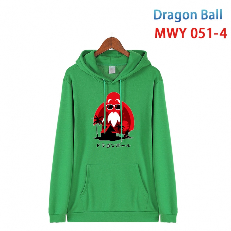 DRAGON BALL Cotton Hooded Patch Pocket Sweatshirt   from S to 4XL MWY 051 4