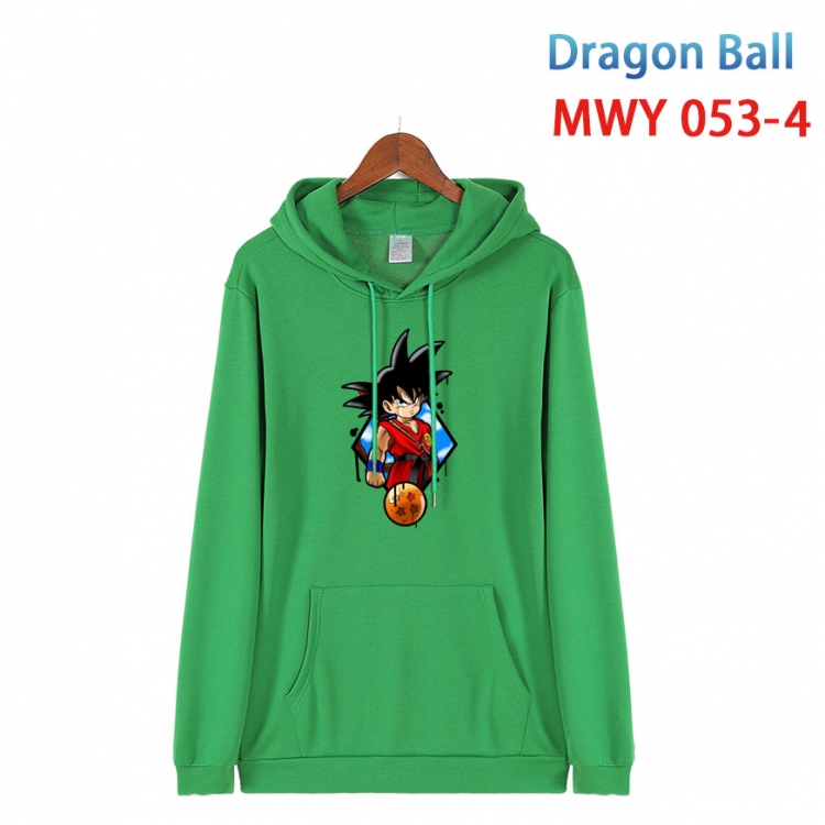 DRAGON BALL Cotton Hooded Patch Pocket Sweatshirt   from S to 4XL MWY 053 4