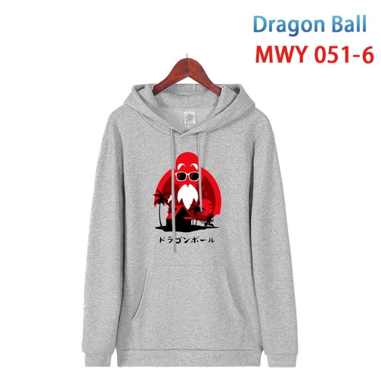 DRAGON BALL Cotton Hooded Patch Pocket Sweatshirt   from S to 4XL MWY 051 6