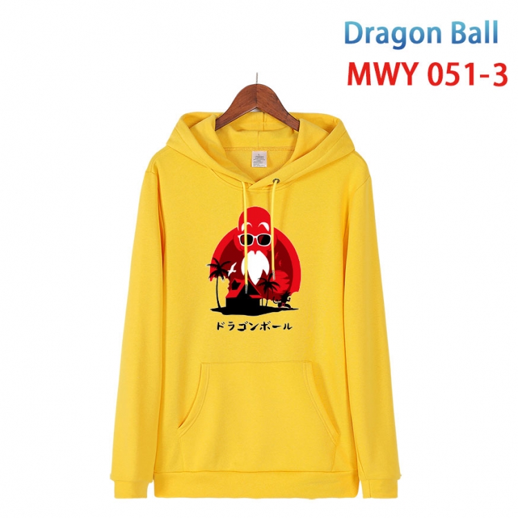 DRAGON BALL Cotton Hooded Patch Pocket Sweatshirt   from S to 4XL MWY 051 3