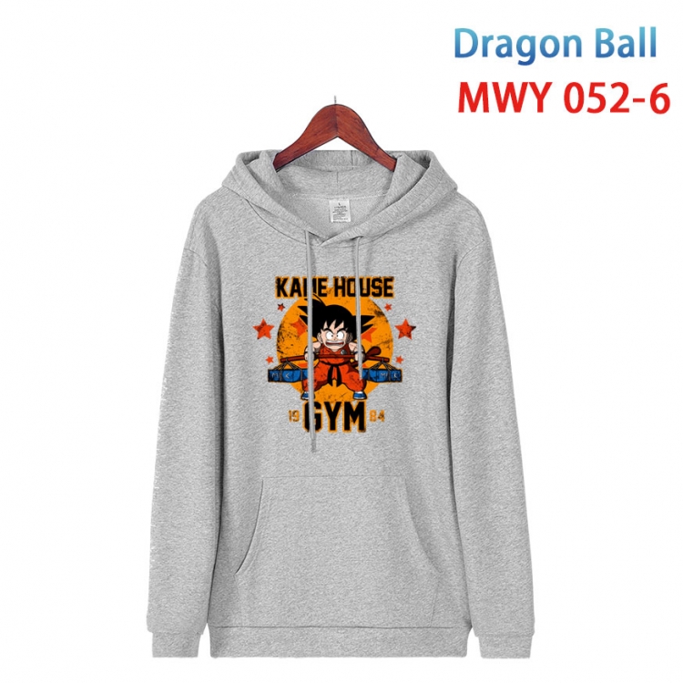 DRAGON BALL Cotton Hooded Patch Pocket Sweatshirt   from S to 4XL MWY 052 6