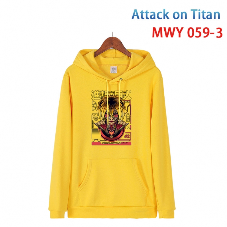 Shingeki no Kyojin Cotton Hooded Patch Pocket Sweatshirt   from S to 4XL MWY 059 3