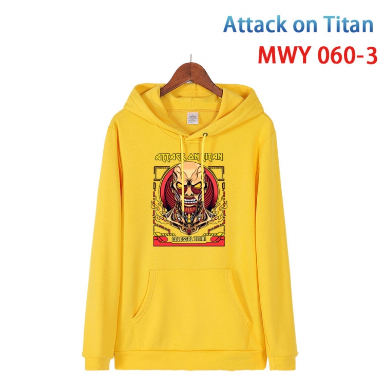 Shingeki no Kyojin Cotton Hooded Patch Pocket Sweatshirt   from S to 4XL  MWY 060 3